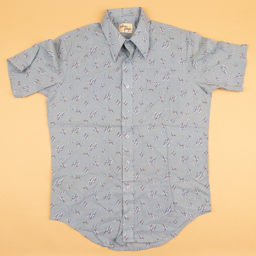Vintage Nelson Paige Short Sleeve Size 16 Male Medium